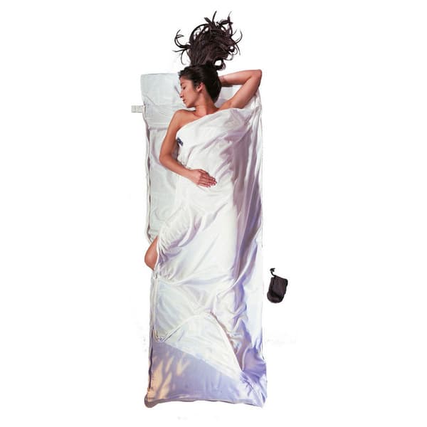 Cocoon Lakana Silk-egypt Travel Valkoinen 220 x 83 cm