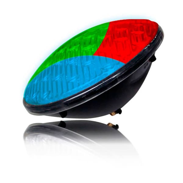 Edm Led Pære Par56 Ip68 Rgb 9w 500 Lumen Transparent