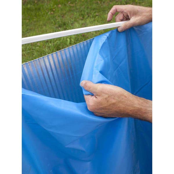 Gre Poolliner I Stål 915 X 470 X 132 Cm Durchsichtig 915 x 470 x 132 cm