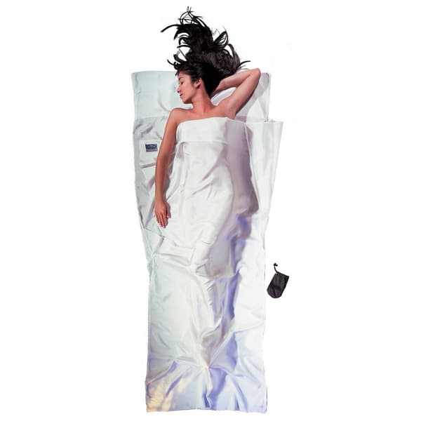 Cocoon Senge Sheet Silk Travel Hvid 220 x 90 cm