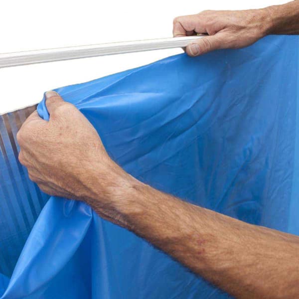 Gre Poolliner I Stål 1000 X 550 X 132 Cm Durchsichtig 1000 x 550 x 132 cm