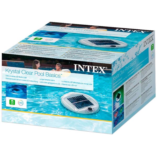 Intex Driven Flytande Led-ljus Solar Blå