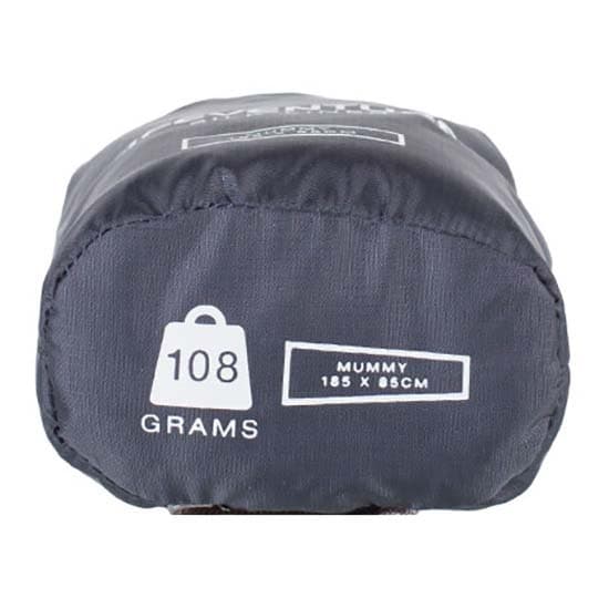 Lifeventure Silke Liner Mummy Grå 185 x 85 x 56 cm