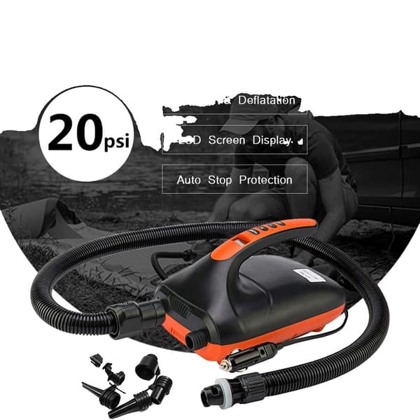 Elektrisk luftpumpe, Dual Stage-teknologi, Intelligent og bærbar, 20PSI 20PSI
