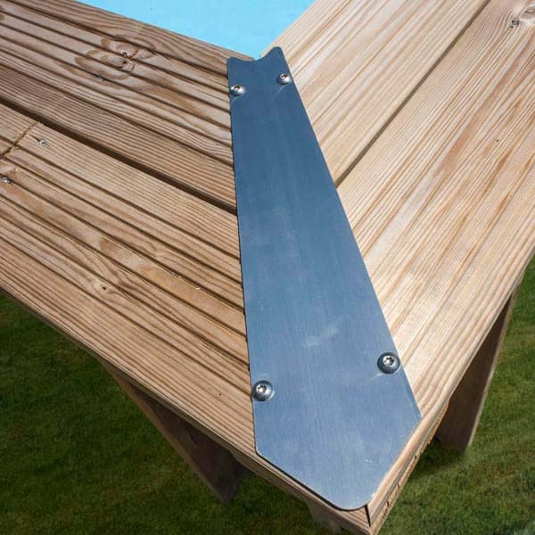 Gre Accessories Pool Liner Av Trä Bambu 535x335x130 Cm  535x335x130 cm
