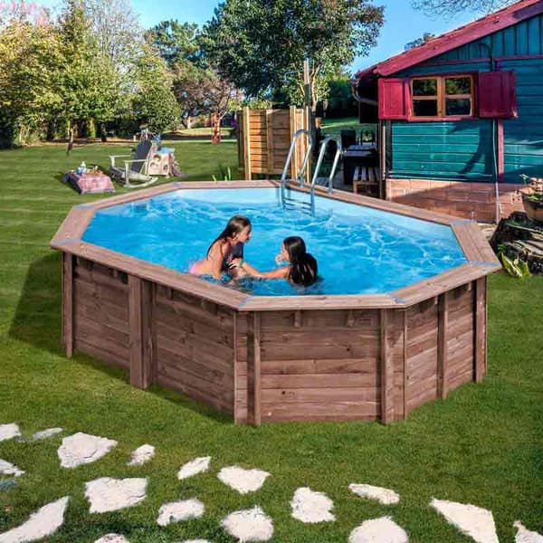 Gre Accessories Pool Liner Av Trä Bambu 535x335x130 Cm  535x335x130 cm