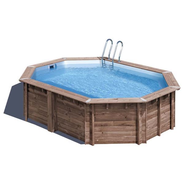 Gre Accessories Pool Liner Af Træ Bambu 535x335x130 Cm  535x335x130 cm