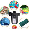 Miniatyrbild 2 av 4: Elektrisk Pump Inflator Deflator Madrass med 3 munstycken för Camping Säng Möbel Bil