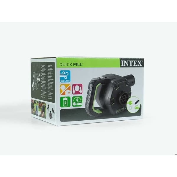 Batteridriven blåsa upp 12 V / 220 V - Intex