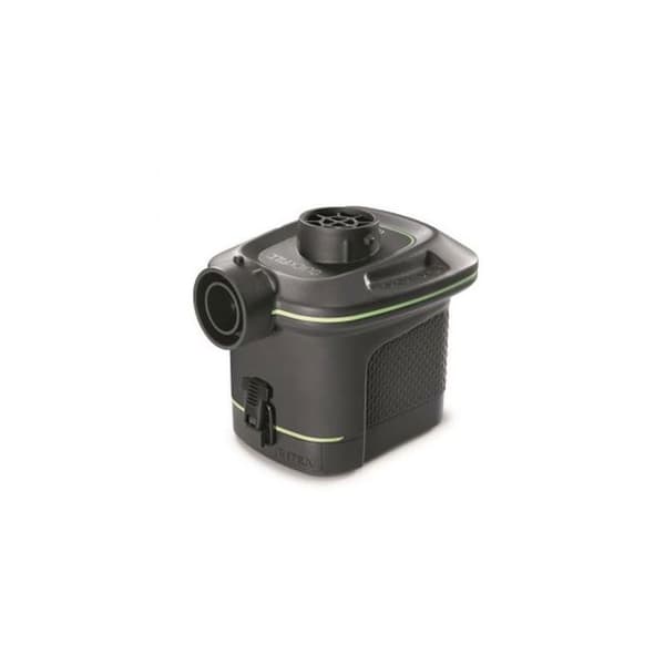 Luftpump - Intex - Elektrisk - Svart - Munstyckssats - Batteridriven