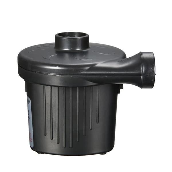 Elpump - deflator med 220V och 12V bilel Svart