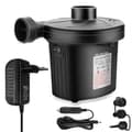 Miniatyrbild 1 av 4: TD® Elektrisk pump Elektrisk pump med 3 luftmunstycken för uppblåsbara campingluftmadrasser, plaskdamm, uppblåsbar