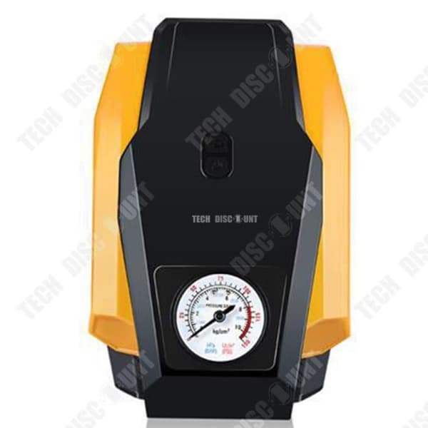 TD® Car Air Pump 12 elektrisk bärbar luftpump med belyst däcktryck förinställd luftpump