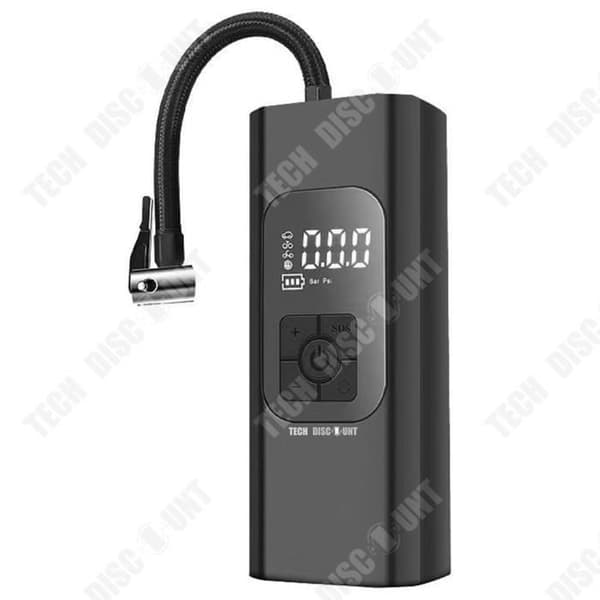 TD® Billuftpump Bärbar däckluftpump Sladdlös elektrisk billuftpump Luftpump Billuftpump