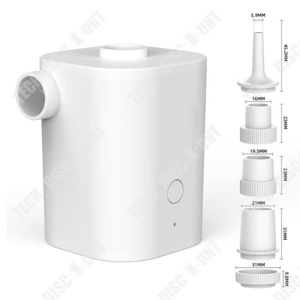 TD® multifunktionell bärbar utomhusluftpump, sladdlös, elektrisk luftpump med dubbel användning