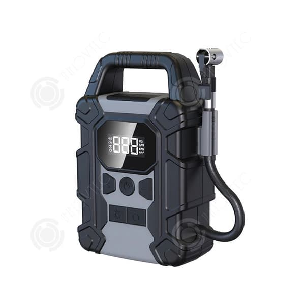 INN 120W Trådlös hög effekt luftpump för bil bärbar elektrisk pump realtidsövervakning digital skärm