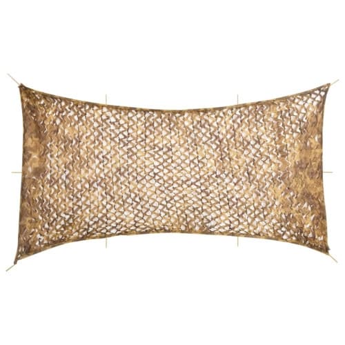 Camouflagenät med förvaringsväska 708x423 cm sand