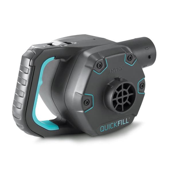 Elektrisk pump - INTEX - 220 V - Ergonomiskt handtag - 3 munstycken - 0.85 PSI