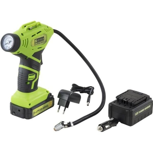 Trådlös kompressor - ZIPPER - 18V 1.3 Ah - Litiumjonbatteri