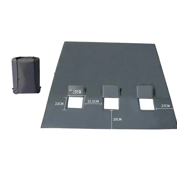 Isfiskemåtte, Vandtæt Skum, 10 mm Tykkelse, Forskellige Størrelser Tilgængelige,200cm tyk 10mm