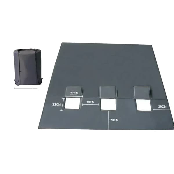 Isfiske Matta, Vattentät Skum, 10 mm Tjocklek, Flera Storlekar Tillgängliga,220cm tjock 10mm