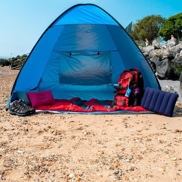 Lollanda Uppblåsbar kudde 47x30cm – Campingkudde för utomhusbruk, lätt och kompakt, perfekt för resor och friluftsliv