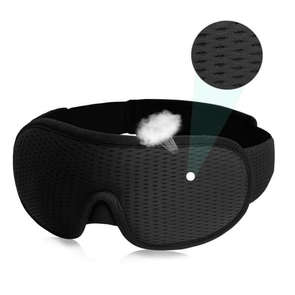 Sovmask i Silke – Mjuk & Justerbar Ögonmask för Mörkläggning och Bättre Sömn – Perfekt för Resor & Hemma