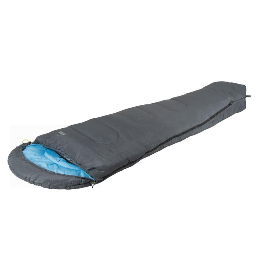 Camp Gear mumieformet sovepose 240x90 cm grå og blå 3605740