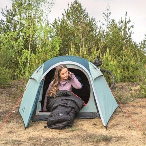 Easy Camp Sovepose Nebula XL svart og rød
