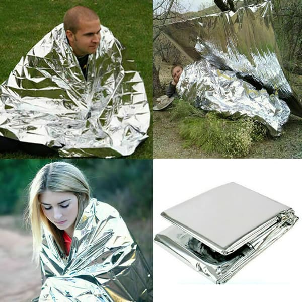 Blanket Thermal Shelter Tent Camping Outdoor Emergency Sleeping
