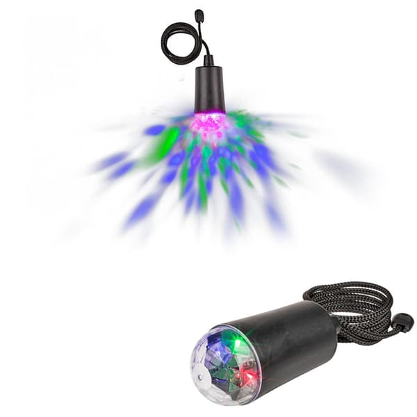 Discolampa / Färgskiftande LED-lampa - Batteridriven