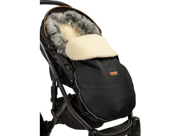 Sensillo ESKIMO SOVEPOSE SVART / ULL 100 X 46
