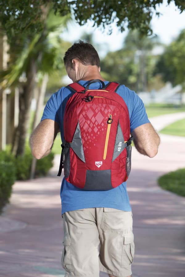 Pavillo Arctic Hiking 45L Ryggsäck, Röd
