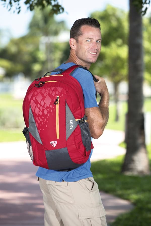 Pavillo Arctic Hiking 45L Ryggsäck, Röd