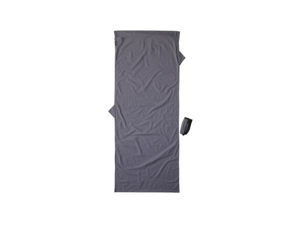 Cocoon lett reisesovepose, rektangel, 220 x 90 cm, 100 % bomull, elefantgrå