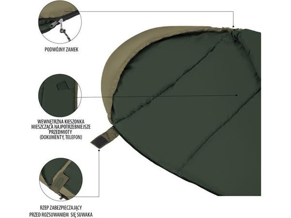 Nils Extreme NC2012 GREEN SLEEPING BAG NILS CAMP