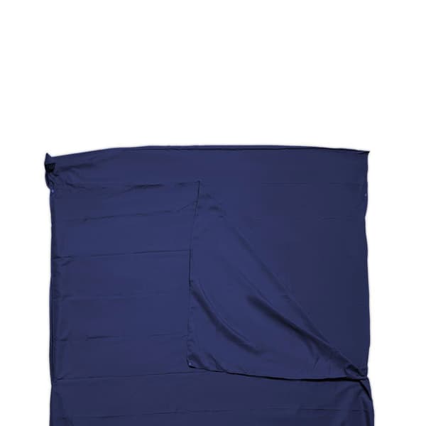 Sovsäck Resa Kudde Filt tunn sovsäck i polyester med stängning och förvaringspåse 115 x 210 cm