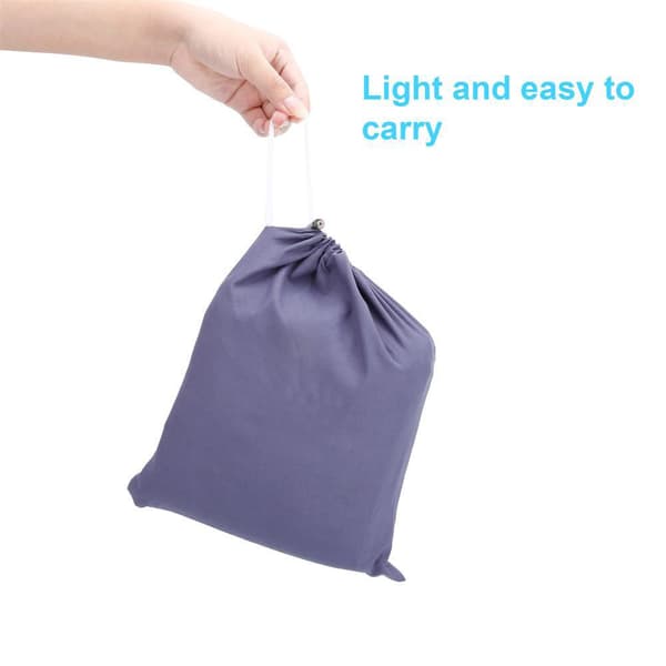Sovsäck Resa Kudde Filt tunn sovsäck i polyester med stängning och förvaringspåse 115 x 210 cm
