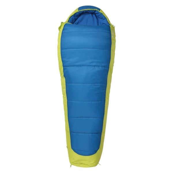 Mountain Warehouse Unisex Adult Microlite 1400 Right Zip Winter Mummy Sovsäck med höger dragkedja Blue/Green One Size
