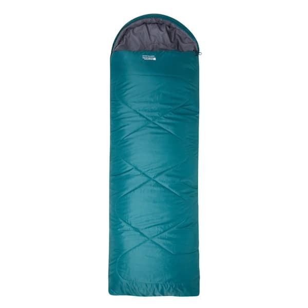 Mountain Warehouse Unisex Adult Summit 250 Left Zip Square Winter Sleeping Bag Petrol 215cm
