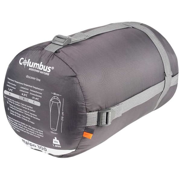 Columbus Makuupussi Maipo 300 Kultainen Regular / Right Zipper