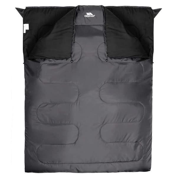 Trespass Catnap Unisex sovsäck 3 säsonger, vattenavvisande 180 x 140 cm, granit, One Size - UUACSLL30001GREEACH