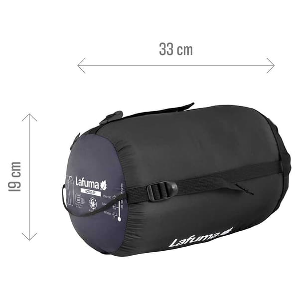 Lafuma Makuupussi Active 0°c Musta Long / Left Zipper