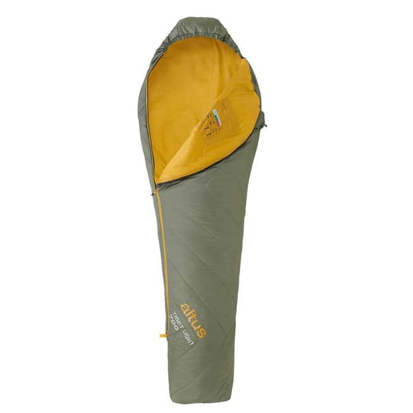 Altus Makuupussi Tibet Light H30 Harmaa Long / Left Zipper