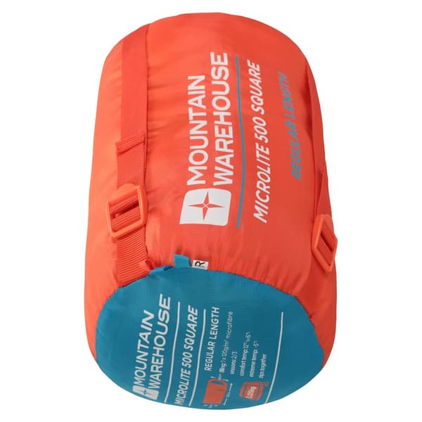 Mountain Warehouse Microlite 500 Mid Season Square Right Zip Sleeping Bag