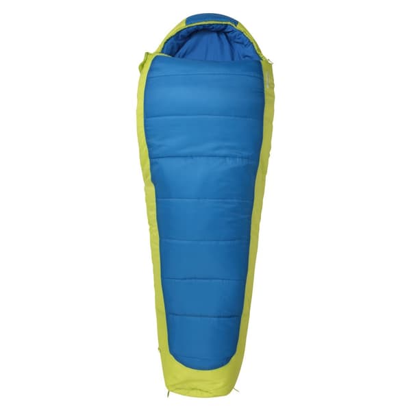 Mountain Warehouse Microlite 1400 Mummy-sovsäck med höger dragkedja för vinterbruk Blue/Yellow 200cm