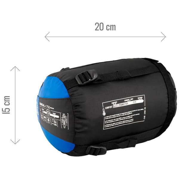 Millet Makuupussi Baikal 750 5°c Sininen One Size / Right Zipper