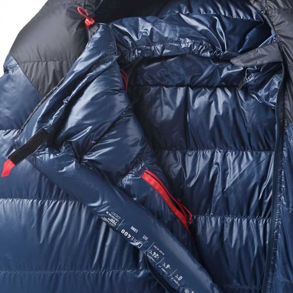 Pajak Makuupussi Core 400 Sininen Long / Left Zipper