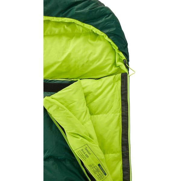 Nordisk Tension Brick 400 Grönt Long / Left Zipper