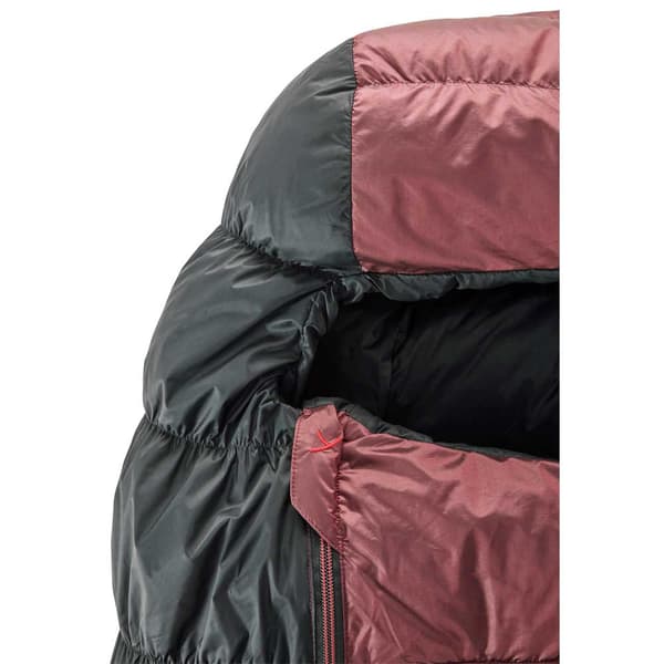 Nordisk Makuupussi Voyage 500 Punainen,Musta Short / Left Zipper